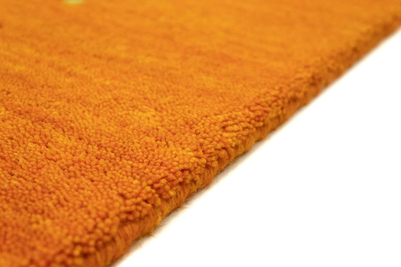 Tapis Gabbeh - Indus carré  - 250 x 250 cm - orange