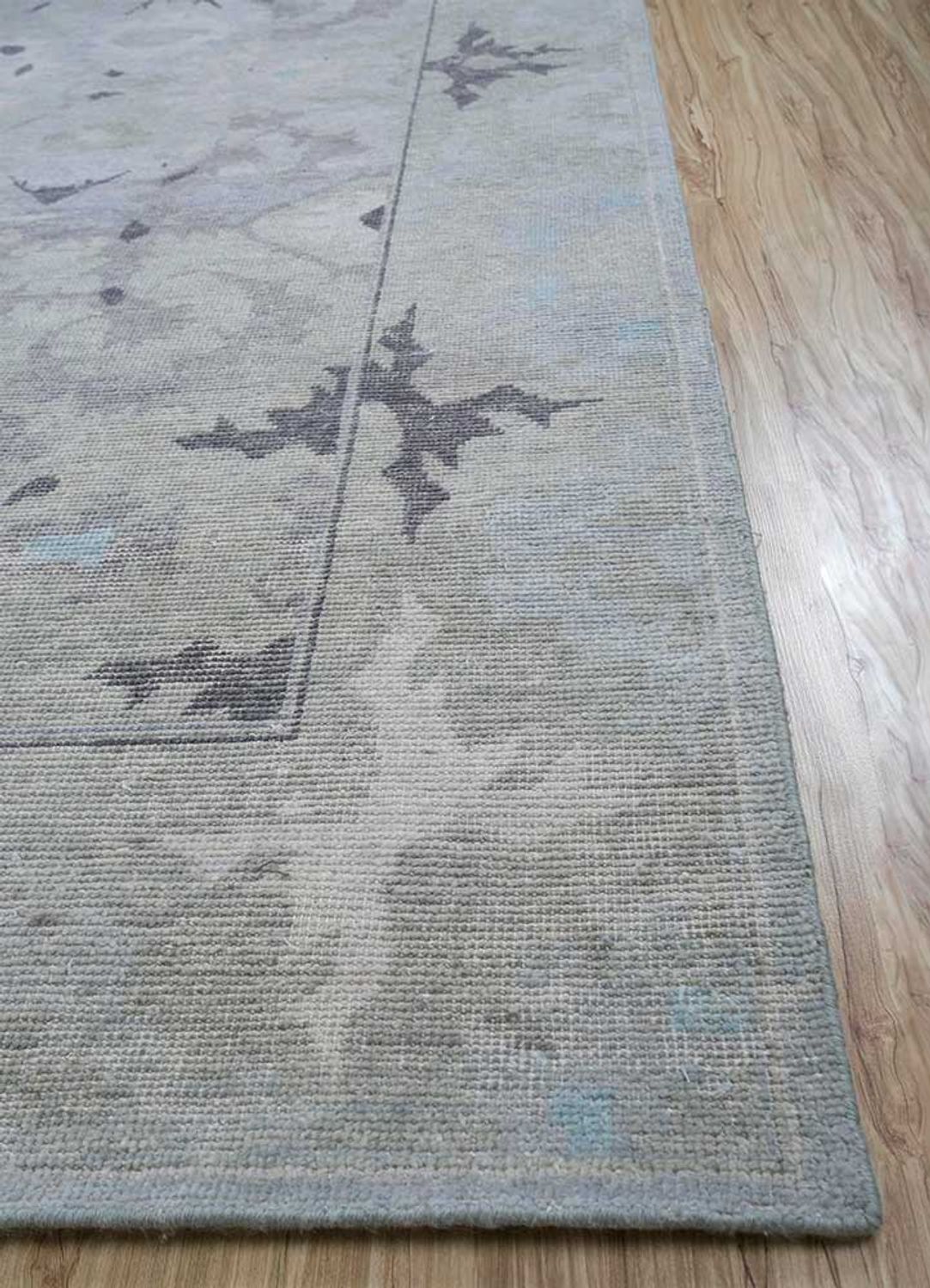 Tapis en laine - 360 x 270 cm - argent