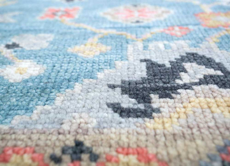 Tapis en laine - 360 x 270 cm - turquoise
