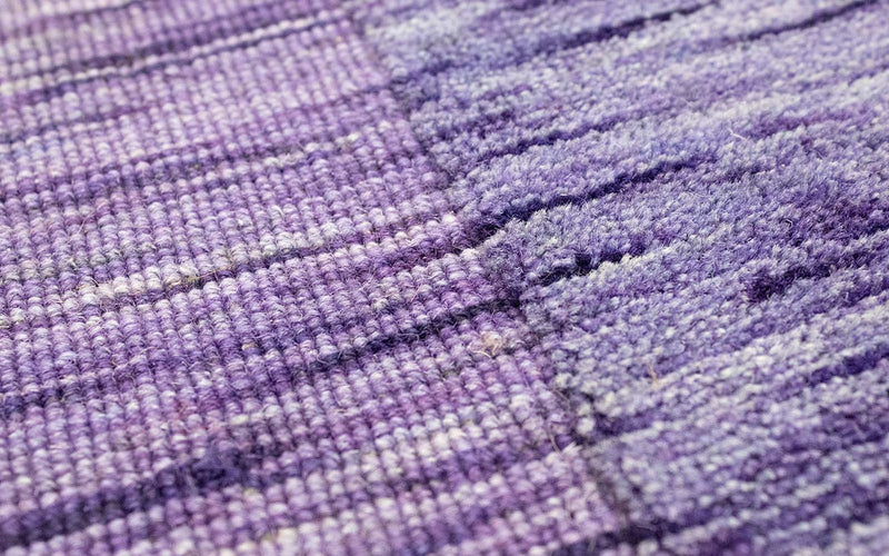 Tapis en laine - 90 x 60 cm - violet