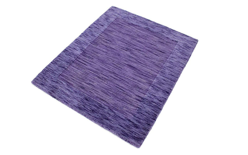 Tapis en laine - 90 x 60 cm - violet