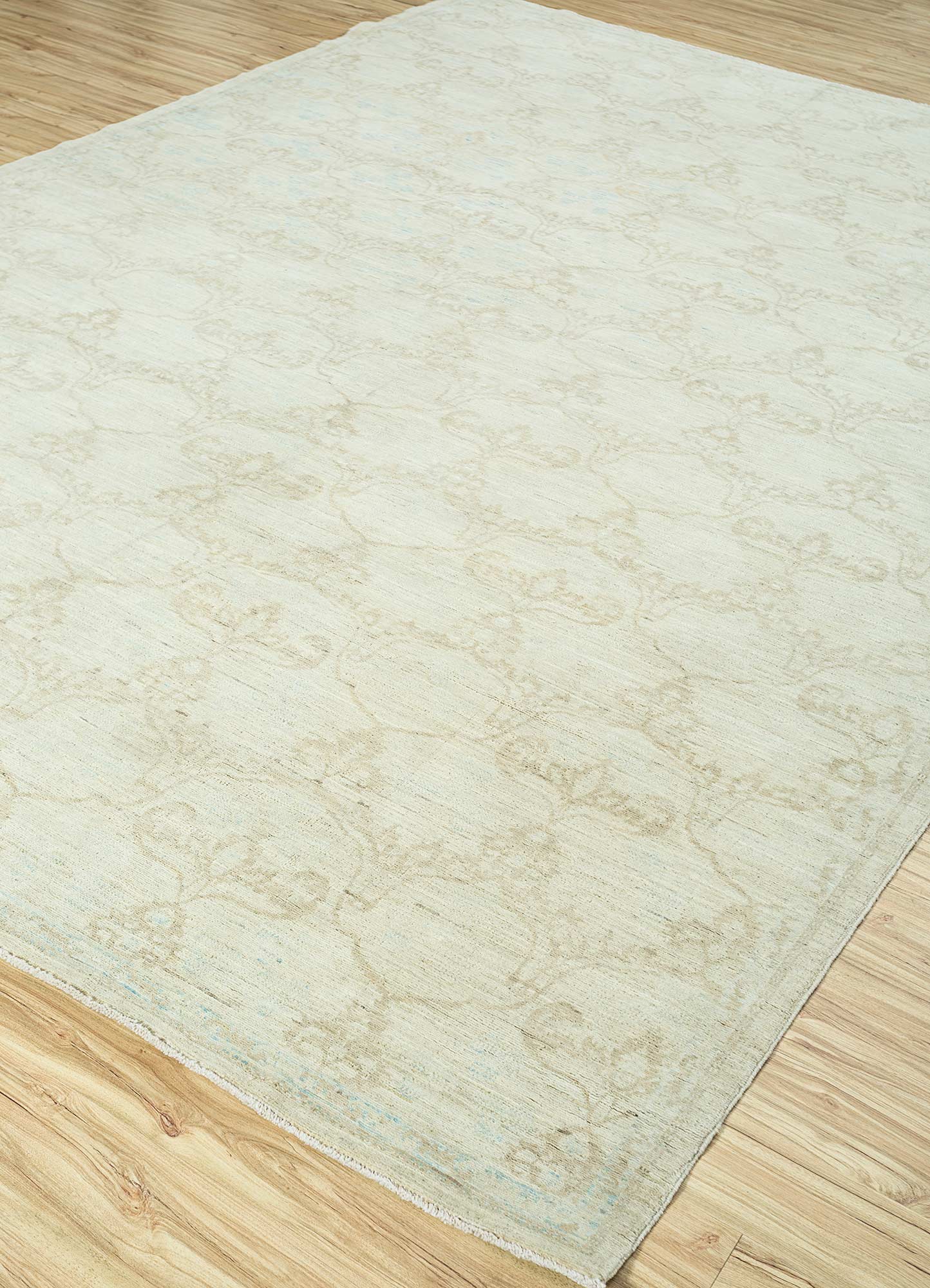 Wollteppich - 268 x 188 cm - creme