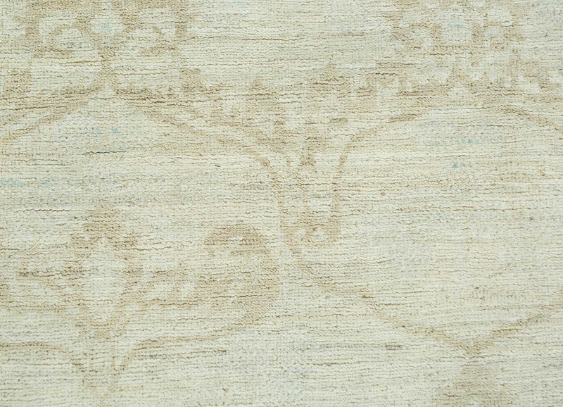 Wollteppich - 268 x 188 cm - creme