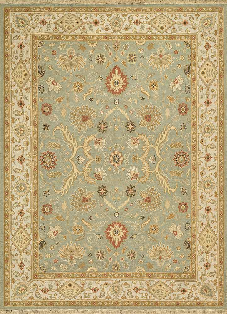 Tapis de couloir Tapis en laine - 270 x 90 cm - vert menthe