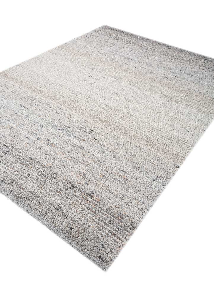 Tapis en laine - 240 x 180 cm - gris clair