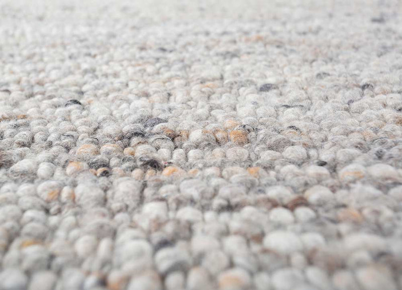 Tapis en laine - 240 x 180 cm - gris clair