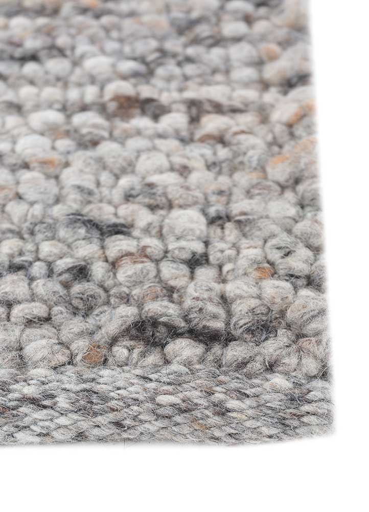 Tapis en laine - 240 x 180 cm - gris clair