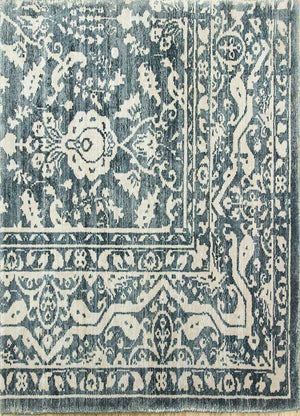 Tapis en viscose - 90 x 60 cm - vert menthe