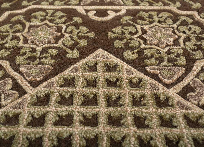 Tapis en laine - 270 x 240 cm - beige