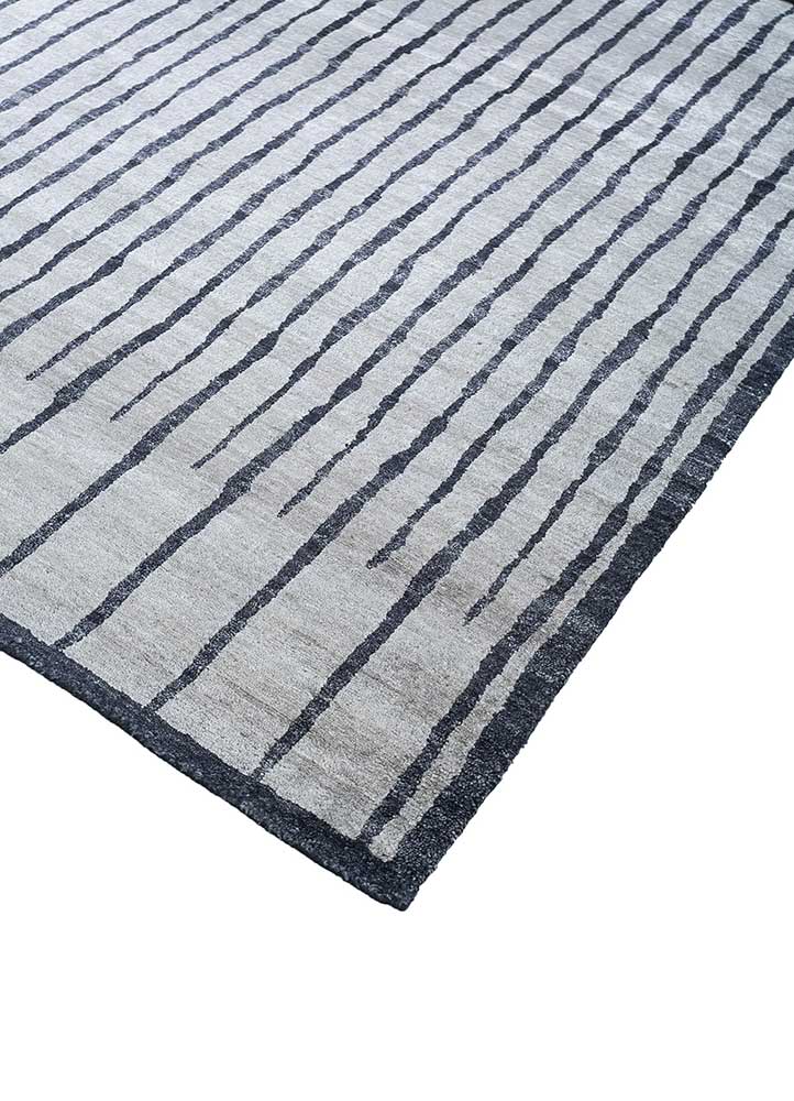 Tapis en viscose - 435 x 255 cm - gris clair