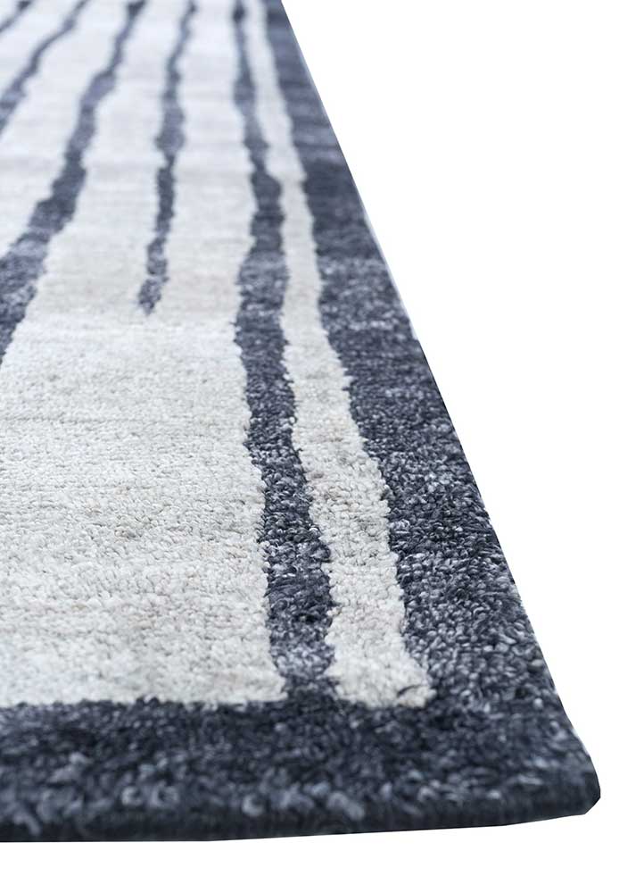 Tapis en viscose - 435 x 255 cm - gris clair
