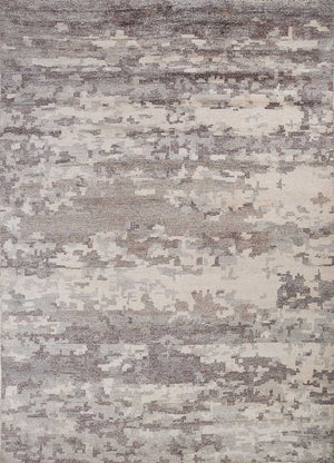 Tapis en viscose - 375 x 210 cm - gris