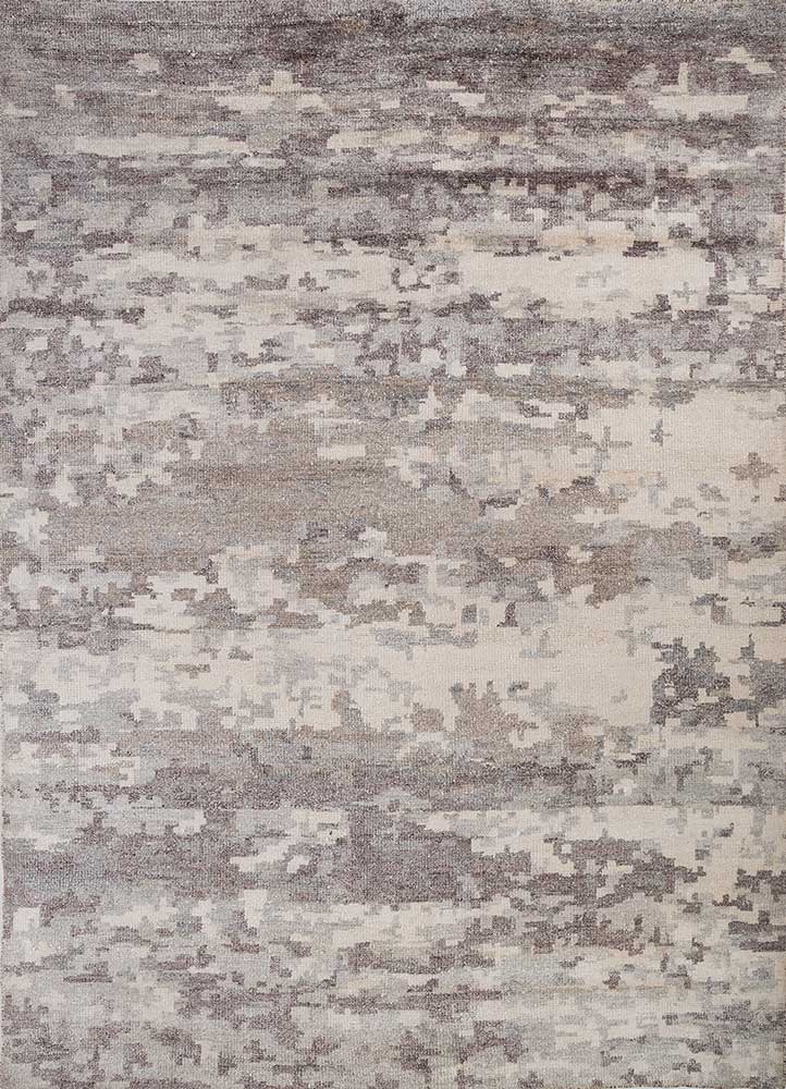 Tapis en viscose - 375 x 210 cm - gris