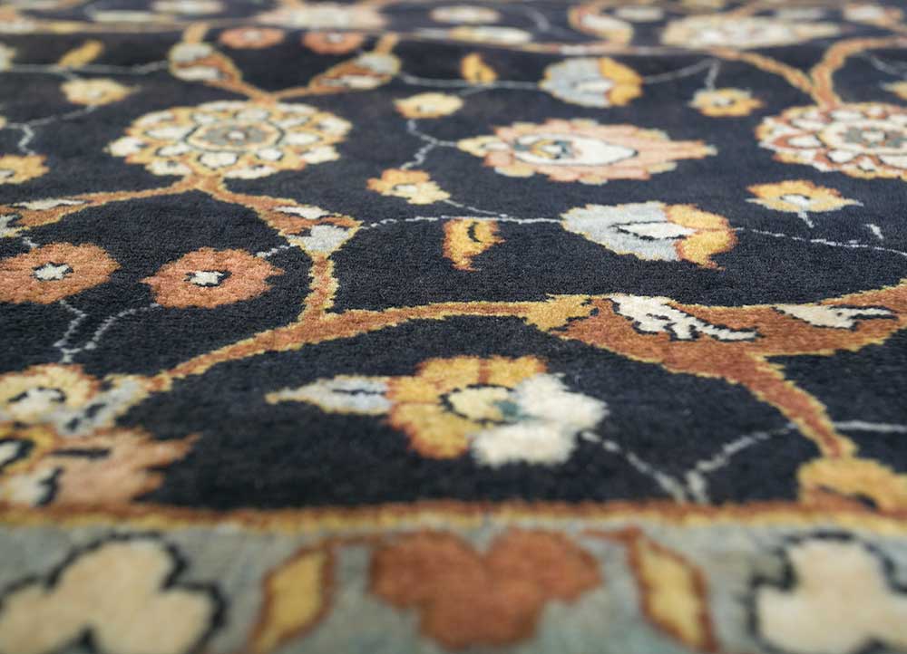 Tapis en laine - 450 x 360 cm - bleu