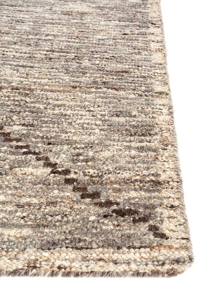 Tapis en laine - 300 x 270 cm - beige foncé