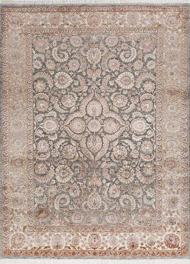 Wollteppich - 210 x 150 cm - hellbeige