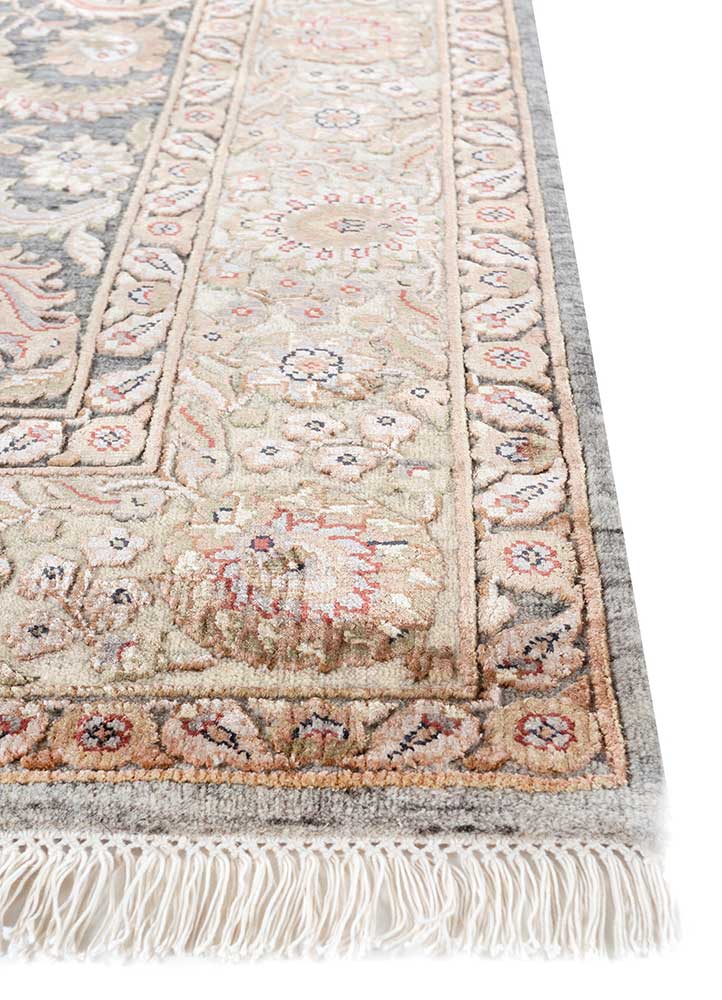 Wollteppich - 210 x 150 cm - hellbeige