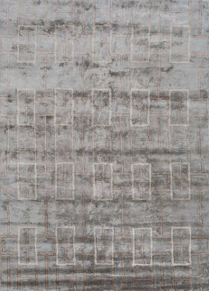Designer Teppich - 270 x 180 cm - grau