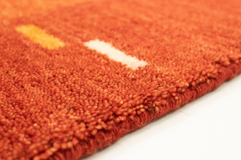 Tapis Gabbeh - Indus - 180 x 120 cm - rouge