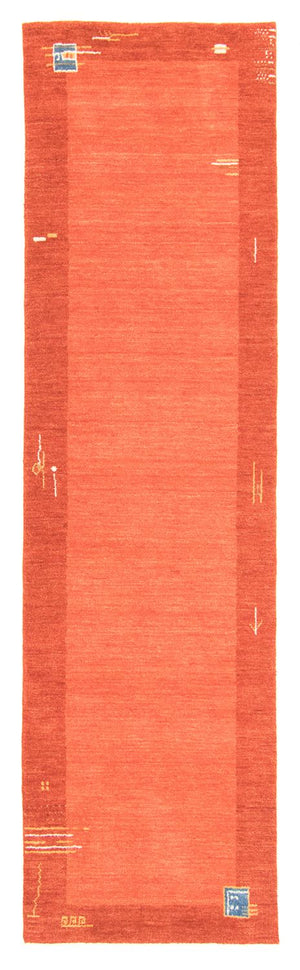 Tapis de couloir Tapis Gabbeh - Indus - 200 x 80 cm - rouge