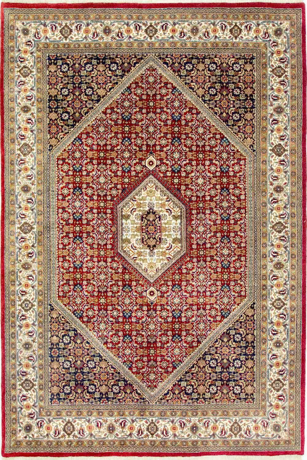Tapis persan - Bidjar - 300 x 200 cm - rouge