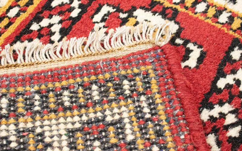 Tapis oriental - 90 x 60 cm - rouge