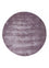 Designer Teppich rund  - 180 x 180 cm - lila