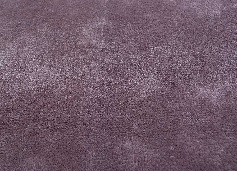 Designer Teppich rund  - 180 x 180 cm - lila