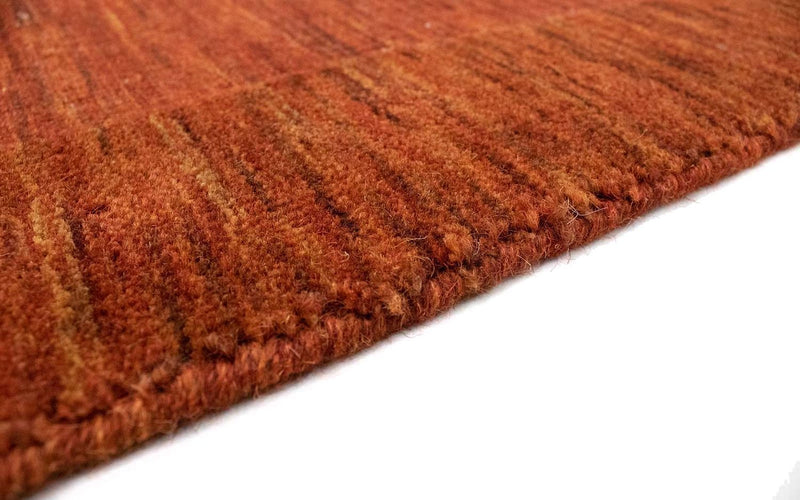 Tapis en laine - 90 x 60 cm - rouille