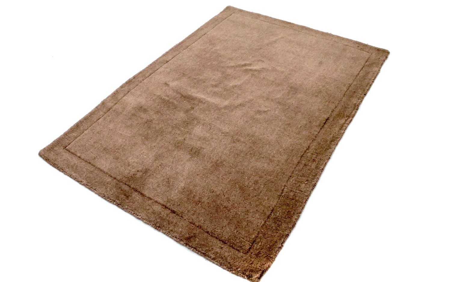Tapis en laine - 145 x 100 cm - marron