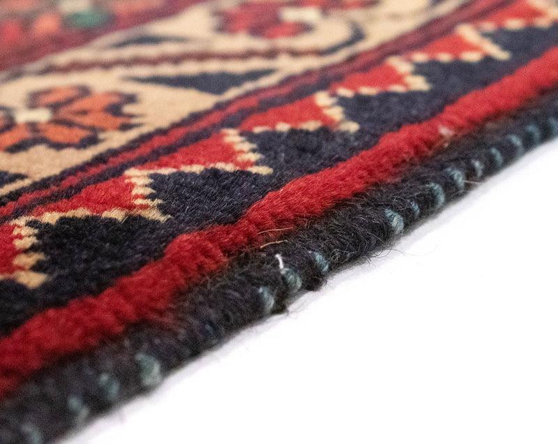 Tapis afghan - 283 x 201 cm - marron