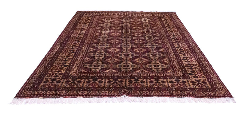 Tapis afghan - 283 x 201 cm - marron