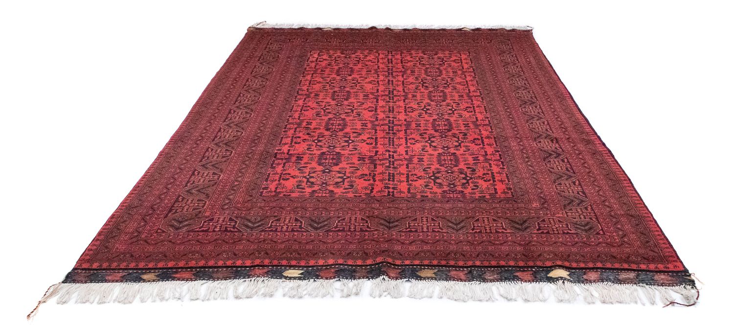 Tapis afghan - Kunduz - 299 x 200 cm - rouge