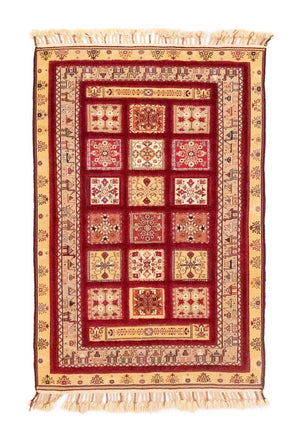 Tapis persan - Nomadic - 148 x 105 cm - rouge