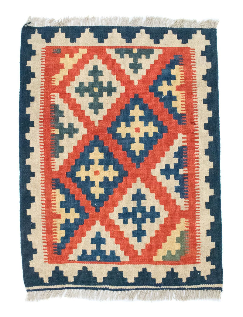 Tapis Kelim - Oriental - 87 x 64 cm - orange
