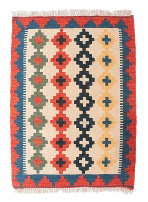 Tapis Kelim - Oriental - 86 x 62 cm - beige