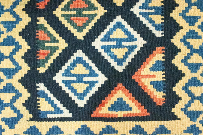 Tapis Kelim - Oriental - 90 x 60 cm - bleu