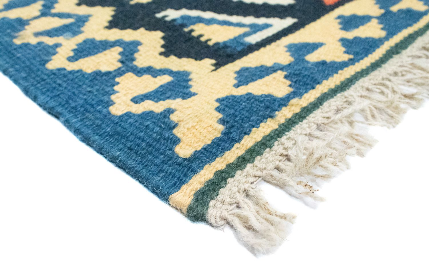 Tapis Kelim - Oriental - 90 x 60 cm - bleu
