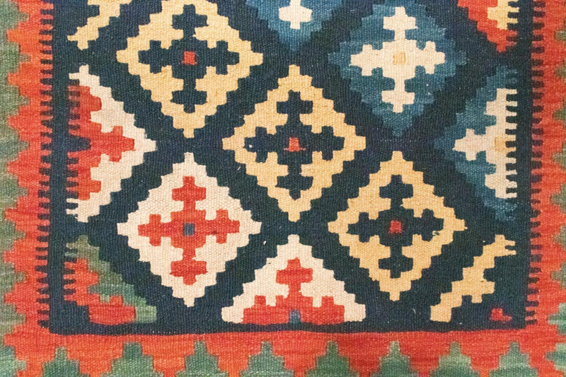 Tapis Kelim - Oriental - 95 x 65 cm - bleu