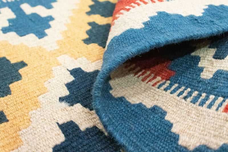 Tapis Kelim - Oriental - 86 x 61 cm - bleu