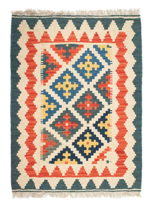 Tapis Kelim - Oriental - 89 x 67 cm - beige