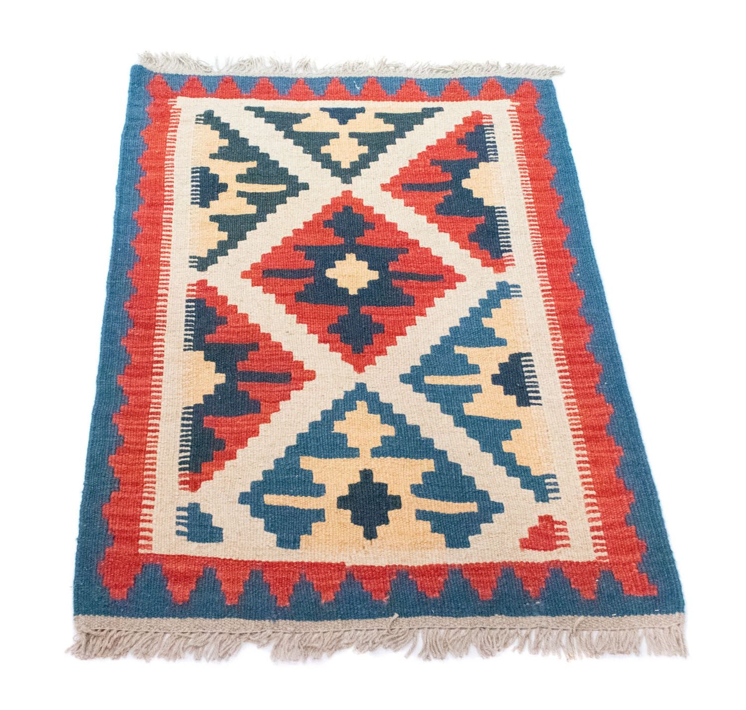 Tapis Kelim - Oriental - 85 x 64 cm - orange