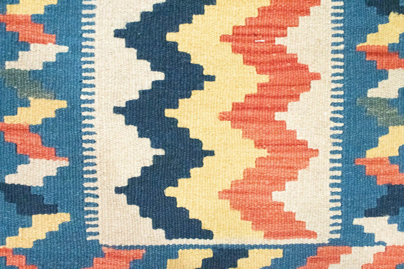 Tapis Kelim - Oriental - 91 x 61 cm - bleu