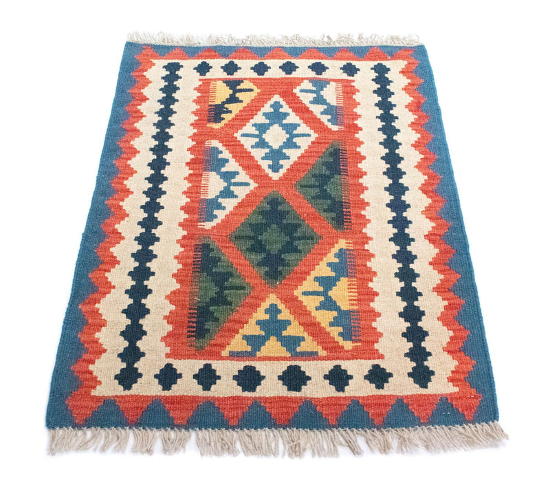 Tapis Kelim - Oriental - 93 x 67 cm - bleu