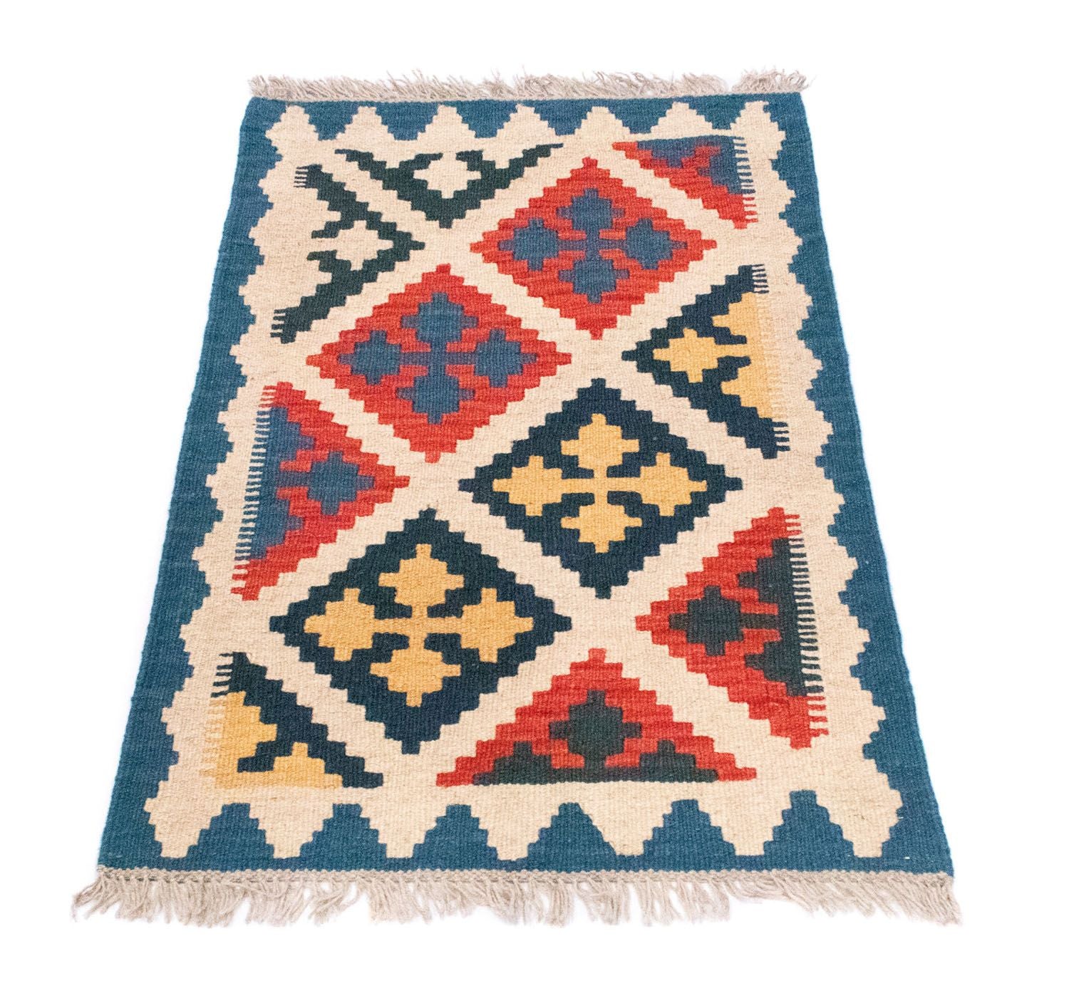 Tapis Kelim - Oriental - 90 x 60 cm - multicolore