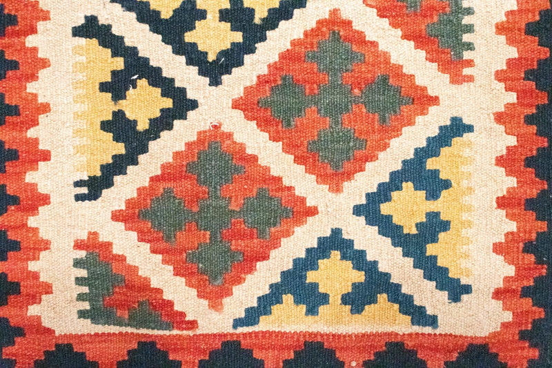 Tapis Kelim - Oriental - 95 x 65 cm - orange