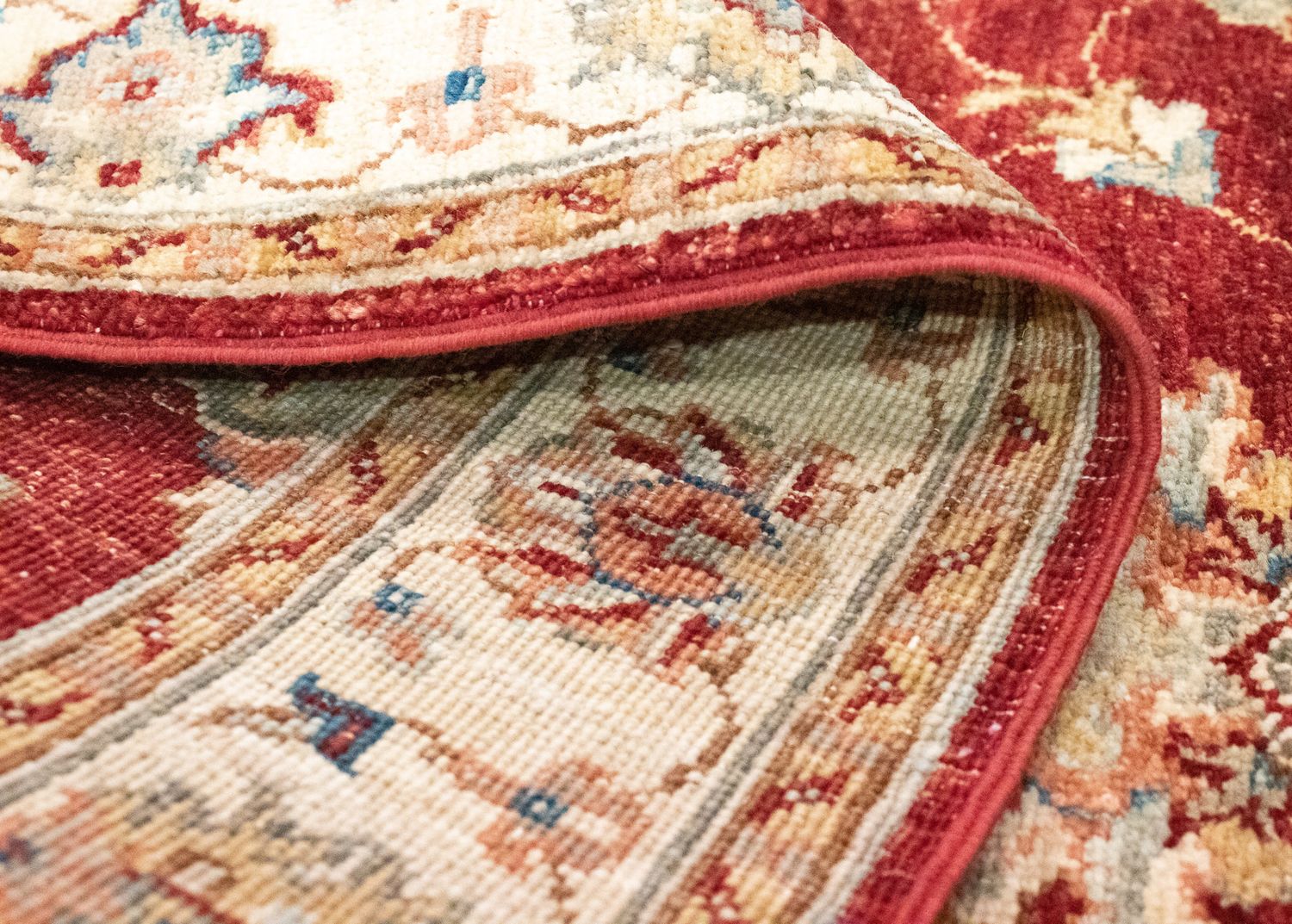 Tapis de couloir Tapis Ziegler - 297 x 82 cm - rouge
