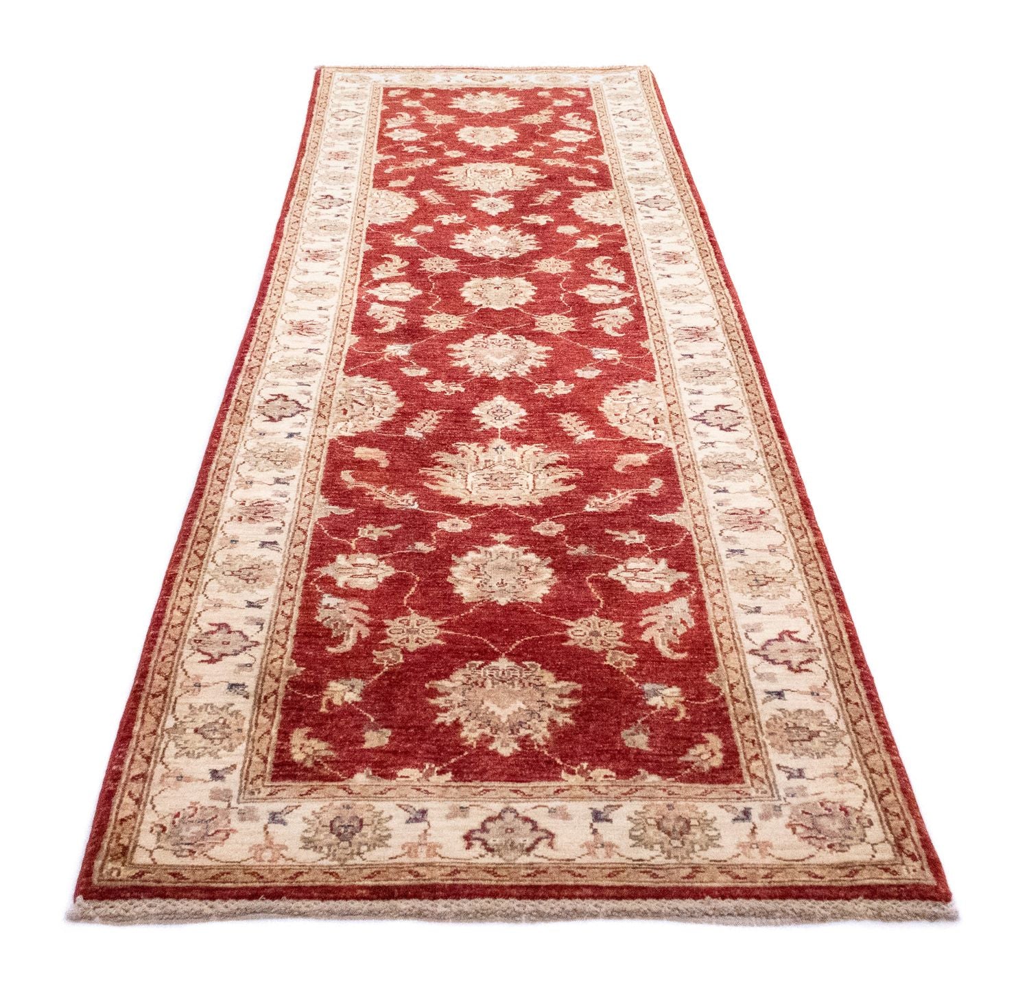 Tapis de couloir Tapis Ziegler - 297 x 82 cm - rouge