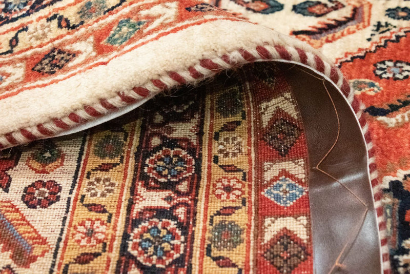 Tapis de couloir Tapis persan - Nomadic - 249 x 96 cm - rouge