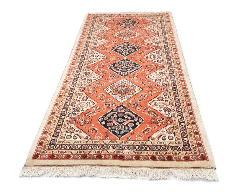 Tapis de couloir Tapis persan - Nomadic - 249 x 96 cm - rouge